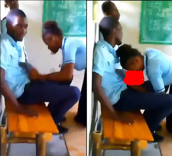 Female Student Goes Oral On Her Classmate