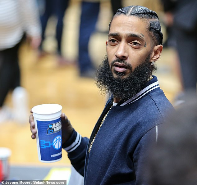 Check out photos of slain rapper, Nipsey Hussle, taken moments before ...